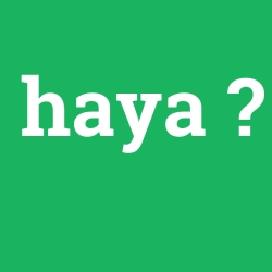 haya