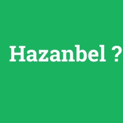 Hazanbel