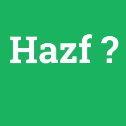 Hazf