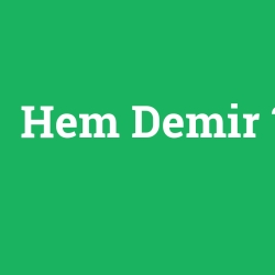Hem Demir
