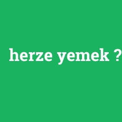 herze yemek