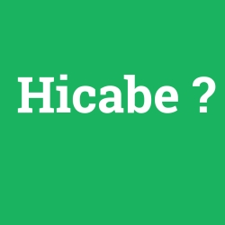 Hicabe foto galeri