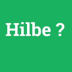 Hilbe foto galeri
