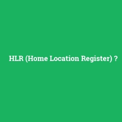 HLR (Home Location Register) foto galeri