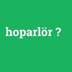 hoparlör