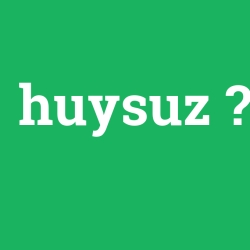 huysuz