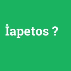 İapetos