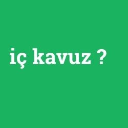 iç kavuz