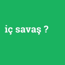 iç savaş