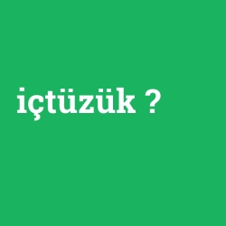 içtüzük