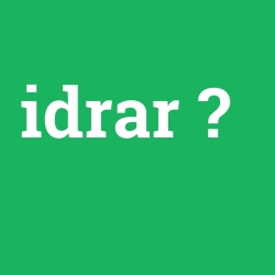 idrar foto galeri