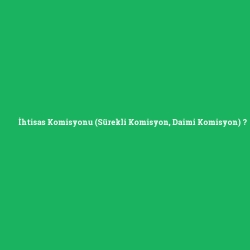 İhtisas Komisyonu (Sürekli Komisyon, Daimi Komisyon) foto galeri