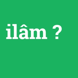 ilâm