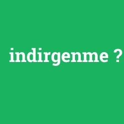 indirgenme