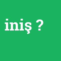 iniş