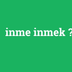 inme inmek