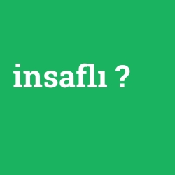 insaflı