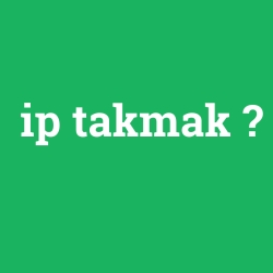 ip takmak