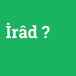 İrâd