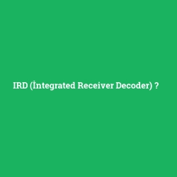 IRD (İntegrated Receiver Decoder)