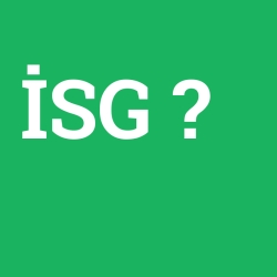 İSG