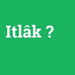 Itlâk