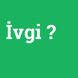 İvgi