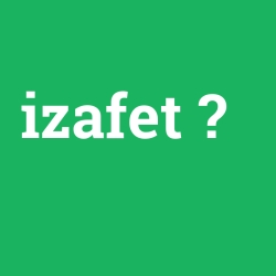 izafet