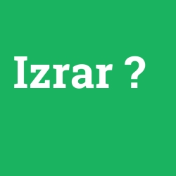 Izrar
