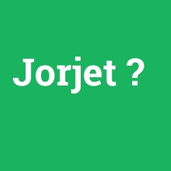 Jorjet foto galeri
