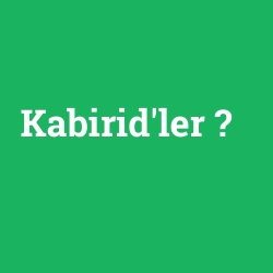 Kabirid'ler