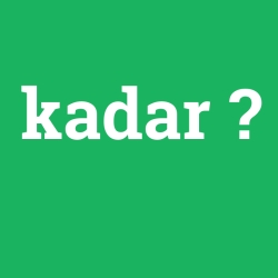 kadar