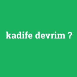 kadife devrim foto galeri