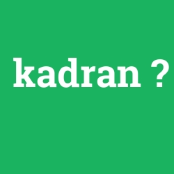 kadran