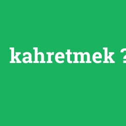 kahretmek