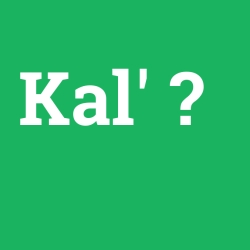 Kal'