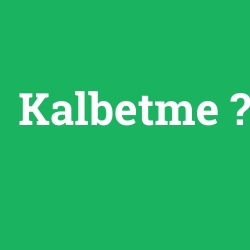 Kalbetme