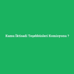 Kamu İktisadi Teşebbüsleri Komisyonu foto galeri