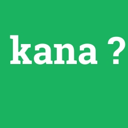 kana
