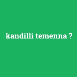 kandilli temenna