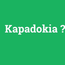 Kapadokia foto galeri