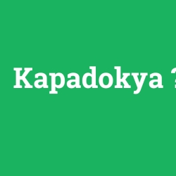 Kapadokya