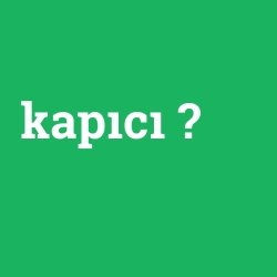 kapıcı