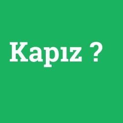 Kapız