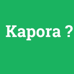 Kapora