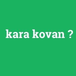 kara kovan
