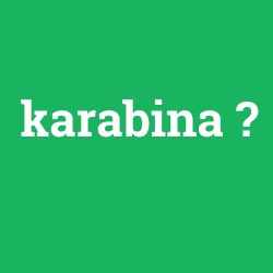 karabina foto galeri