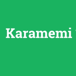 Karamemi foto galeri