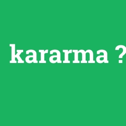 kararma