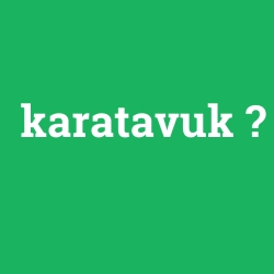 karatavuk